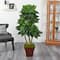 6ft. UV Resistant Bird Nest Tree in Brown Planter